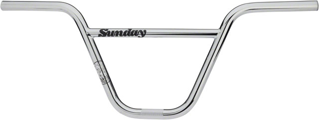 Sunday Brett BMX Handlebars - 9.25", Chrome