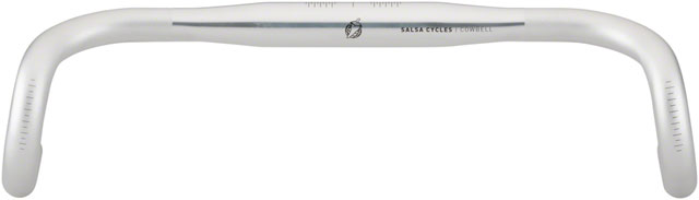 Salsa Cowbell Deluxe Drop Handlebar - Aluminum, 31.8mm, 38cm, Silver