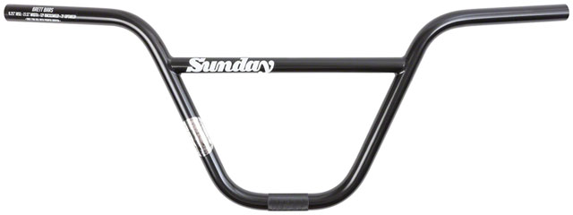 Sunday BRETT BMX Handlebar - 9.25", Black
