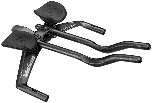 Vision TFA Integrated Handlebar/Aero Bar - Carbon, Integrated 90mm, 40cm, Black, JS Bend