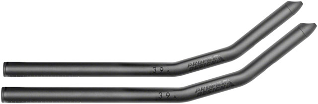 Profile Design 39a Aluminum Aerobar Extensions - Aluminum, 400mm, Black