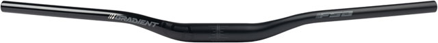 Full Speed Ahead Gradient Alloy Riser Handlebar - Aluminum, 35mm Clamp, 25mm Rise, 800mm, Black