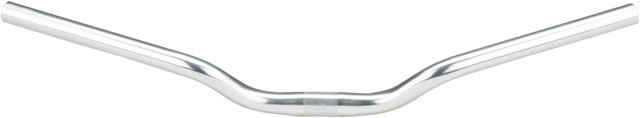 MSW 25.4 Urban Cruiser Bar, 618mm Wide, 45mm Rise 24degree Sweep,Silver