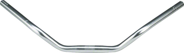 MSW 25.4 Urban Cruiser Bar, 600mm Wide, 70mm Rise, 50 degree Sweep, Silver