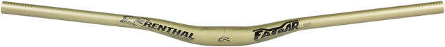 Renthal FatBar Lite 35 Handlebar - Aluminum, 20mm, 760mm, 35mm, Gold, V3