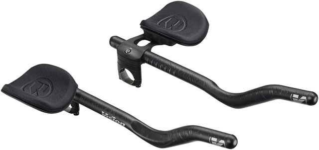 Vision TriMax Carbon Clip-ons, 210–360mm Extension Range, JS-Bend Shape, Aero Bar Add-on – Carbon