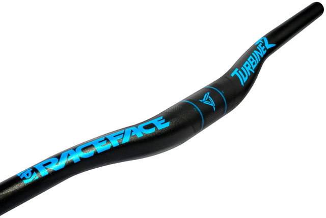 RaceFace Turbine R Riser Handlebar: 35 x 800mm 20mm Rise, Blue