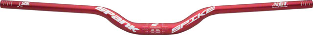 Spank Spike Race Bars 800mm Wide, 50mm Rise, 31.8mm Clamp Matte Red