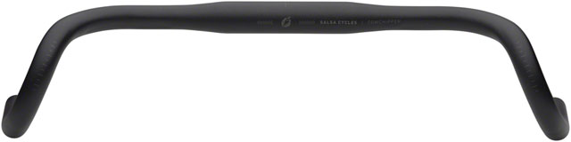 Salsa Cowchipper Drop Handlebar - 31.8mm Clamp, 44cm Width, Aluminum, Black