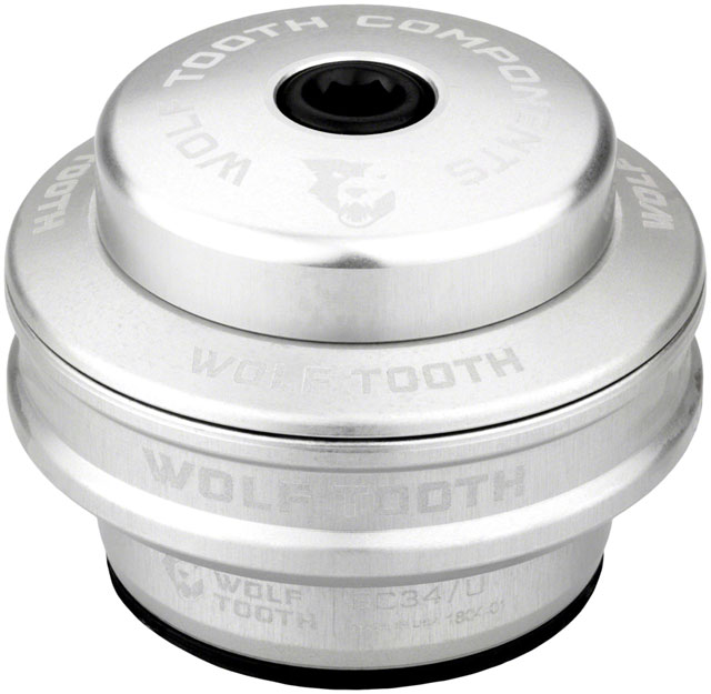 Wolf Tooth Premium Headset - EC34/28.6 Upper, 16mm Stack, Raw Silver