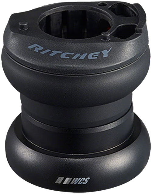 Ritchey WCS Switch External Cup Headset - EC44/28.6 Upper, EC44/40 Lower, 28.6 Threadless, Black