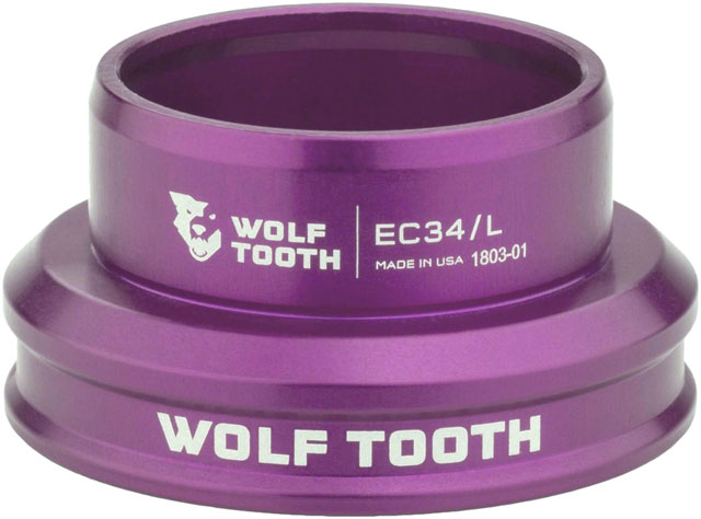 Wolf Tooth Premium Headset - EC34/30 Lower, Ultraviolet Purple