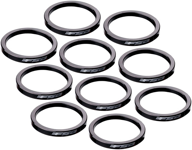 FSA Headset Spacer Kit, 1.5 x 3mm, 10-piece
