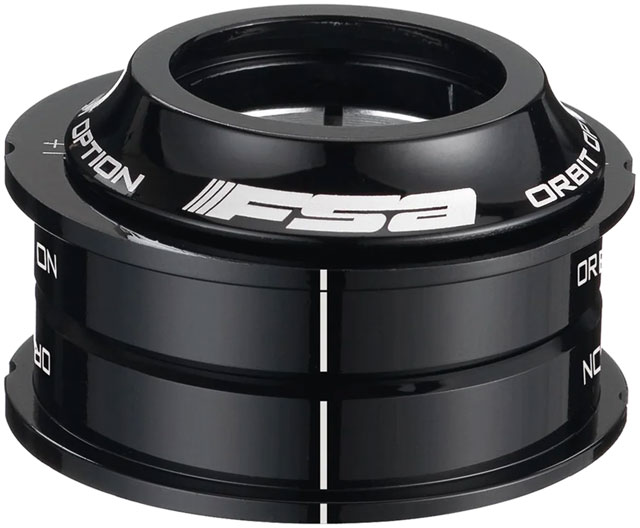FSA Orbit Option Tapered Angle Adjust Headset, 1-1/8" to 1-1/2"