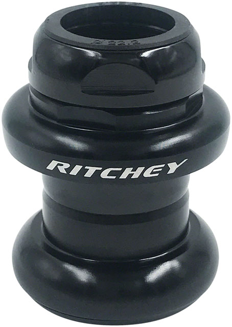 Ritchey RL1 External Cup Headset - 1", Threaded, EC30/25.4, EC30/26, Black