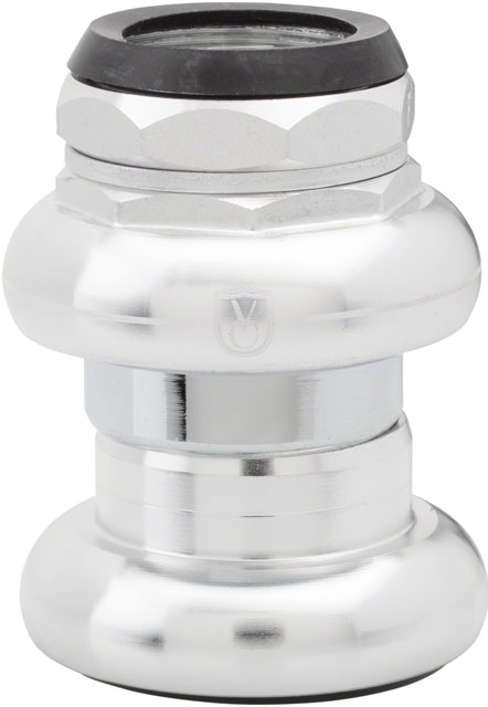 Velo Orange Threaded Headset - Caged Bearing, French EC30 /25.0-1.0 Upper | EC30/26 Lower, Silver