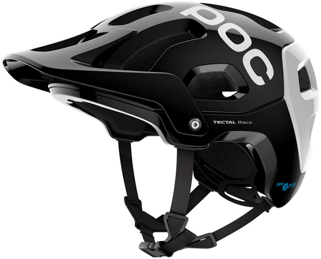 POC Tectal Race SPIN Helmet - Uranium Black/Hydrogen White, Medium