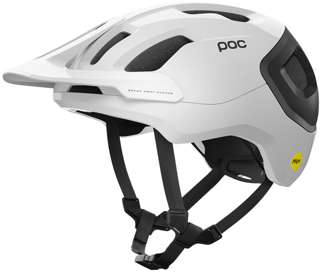 POC Axion Race MIPS Helmet - White/Black Matte, Small