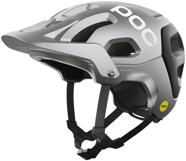 POC Tectal Race MIPS Helmet - Silver/Black, Small