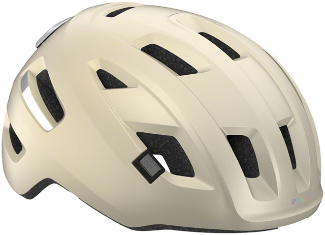 MET E-Mob Mips Helmet - Vanilla Ice Matte, Large