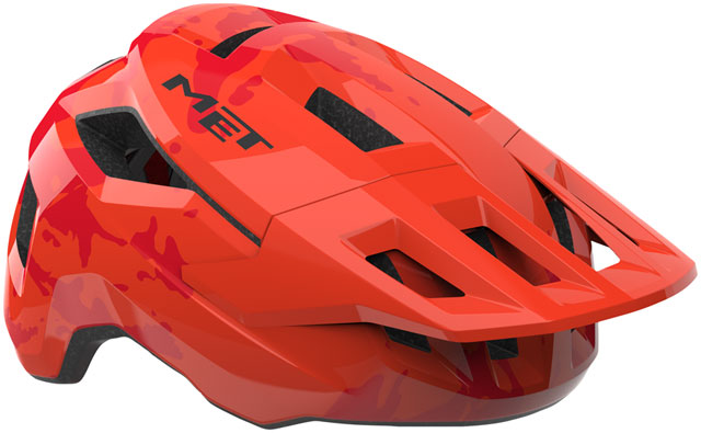 MET Shelter Youth Helmet - Red Glossy, Universal