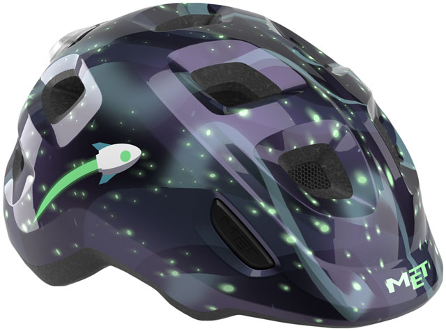 MET Hooray Helmet - Space Glow in Dark, Small