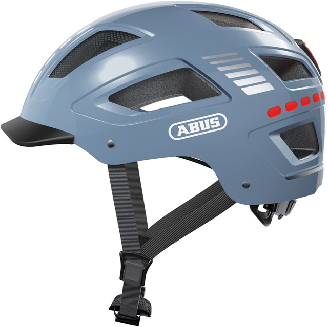 Abus Hyban 2.0 LED Helmet - Signal Glacier, Medium