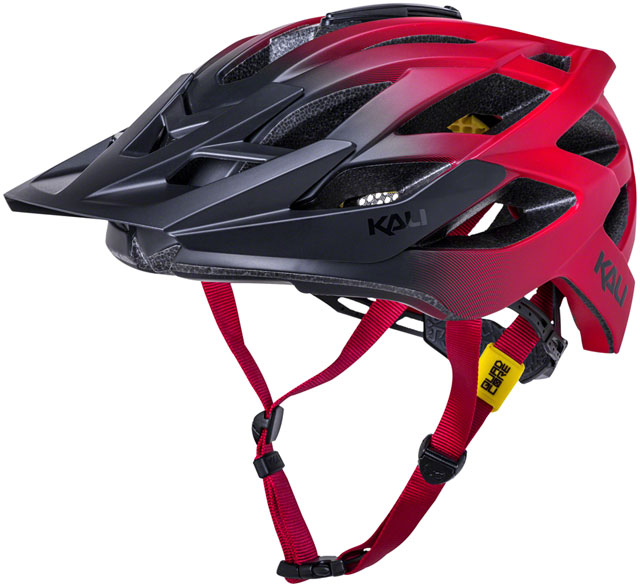 Kali Protectives Lunati 2.0 Helmet - Fade Black/Red, Small/Medium