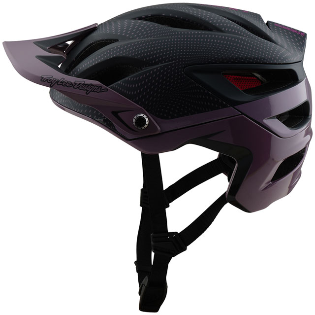 Troy Lee Designs A3 Helmet – Halo Purple, X-Large/2X-Large