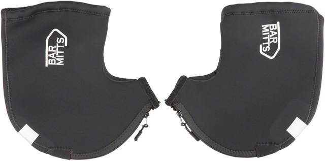 Bar Mitts Extreme Road Pogie Handlebar Mittens - Internally Routed Campy/SRAM/Newer Shimano, No Zipper, XL, Black