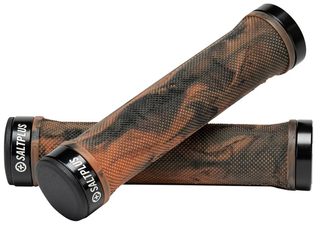 Salt Plus Locked Grips - Gum/Black, No Flange