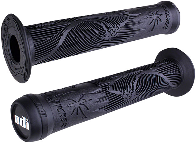 ODI Hucker Grips - Black, Flange