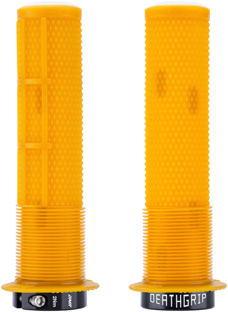 DMR DeathGrip 2 Flanged Grips - Thick, Lock-On, Gum
