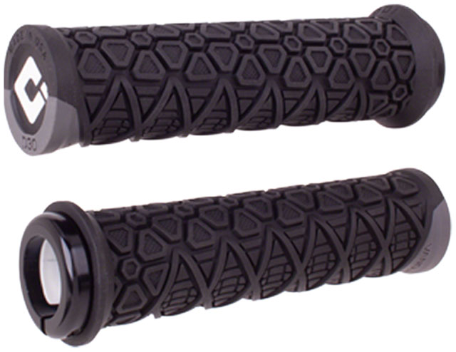 ODI Vanquish Grips - Black/Graphite, Lock-On