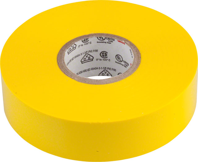 3M Scotch Electrical Tape #35 3/4" x 66' Yellow