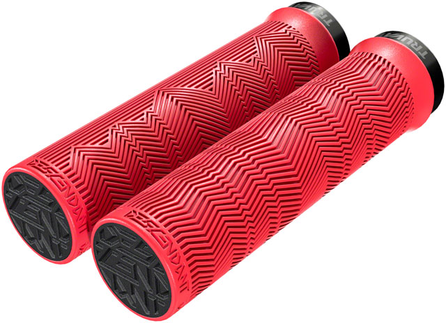 TruVativ Descendant Grips - Locking, 133mm, Red