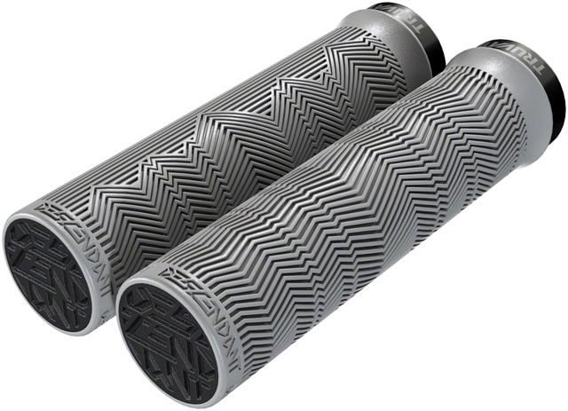 TruVativ Descendant Grips - Locking, 133mm, Gray