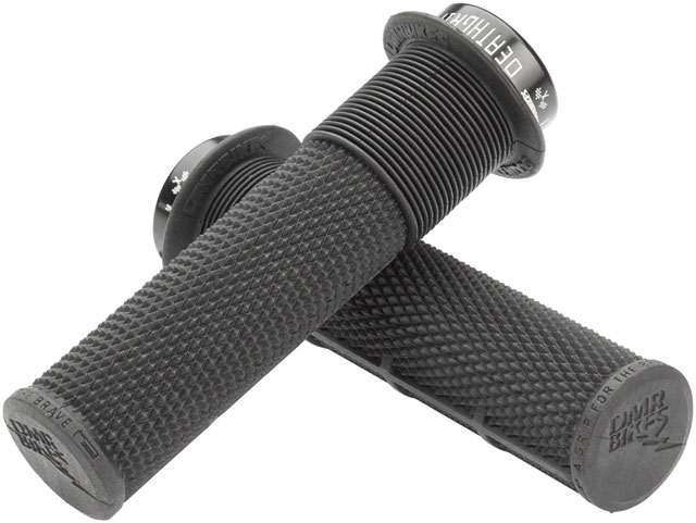 DMR DeathGrip Race Edition Grips - Thin, Flanged, Lock-On, Black