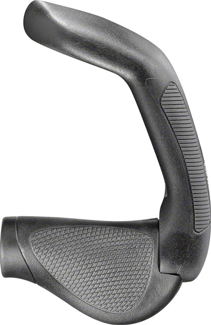 Ergon GP5 Grips - Lock-On, Rohloff/Nexus, Black/Gray