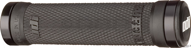 ODI Ruffian Lock-On Grips - Black, Lock-On, Bonus Pack