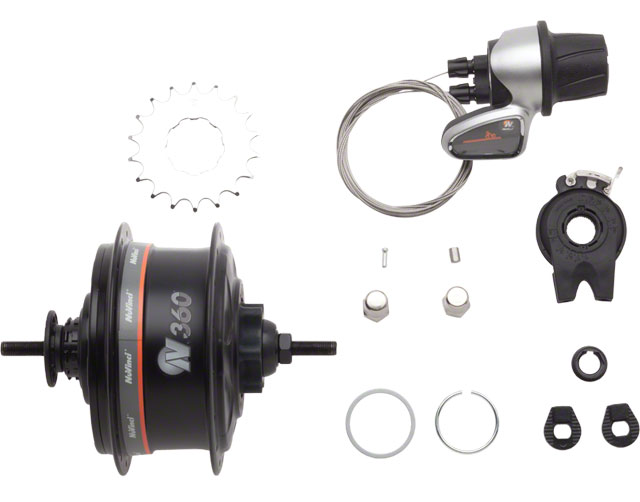 NuVinci N360 CVP Rear Hub 32 Hole Black