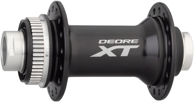 Shimano XT HB-M8010 Front Hub - 15 x 100mm, Center-Lock, Black, 32h, Without Lockring