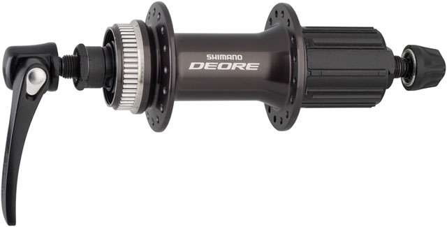 Shimano Deore FH-M6000 Rear Hub - QR x 135mm, Center-Lock, HG10, Black, 32H