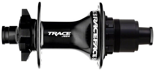 RaceFace Trace J-Bend 624 Rear Hub - 12 x 148mm, 6-Bolt, XD, Black, 32H