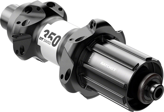 DT Swiss 350 Rear Hub - QR x 130mm, Rim Brake, HG11 Road, Black, 24H, Straightpull, 36pt, Straight Pull
