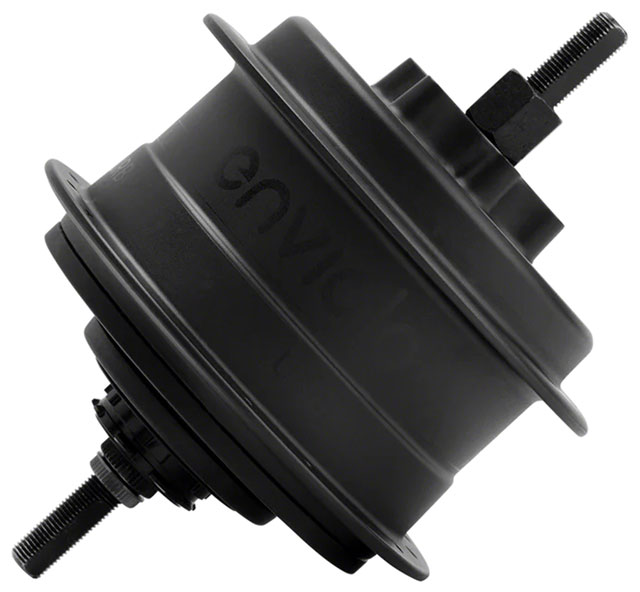 Enviolo CVP Internally Geared Hub - Urban, CY24, 44t Spline, 36 Hole, 135mm Bolt-On Axle, 6-Bolt Disc, Black