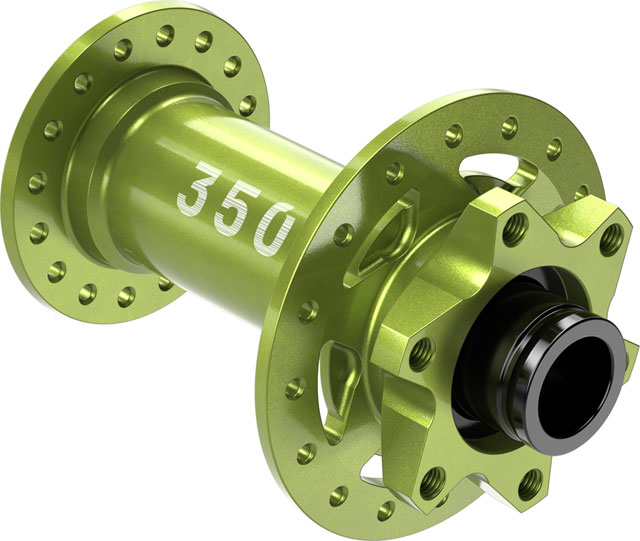 DT Swiss 350 Front Hub - 15 x 110mm, 6-Bolt, Limited Edition Green, 32H