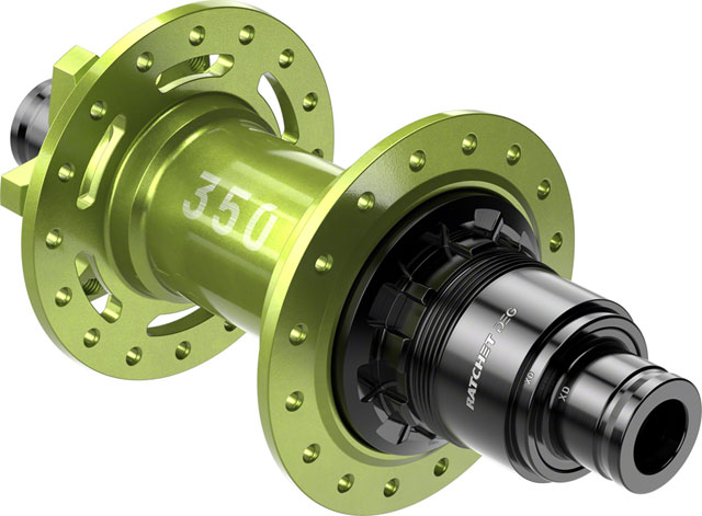 DT Swiss 350 DEG Rear Hub - 12 x 148mm, 6-Bolt, XD, Limited Edition Green, 32H, 72pt