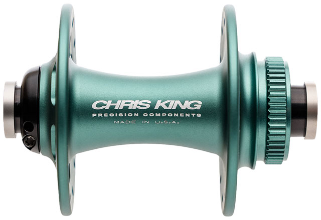 Chris King R45D Front Hub - 12 x 100mm, Center-Lock, Matte Jade, 24H