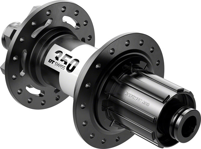 DT Swiss 350 DEG Rear Hub - 12 x 148mm, 6-Bolt, HG 11 MTN, Black, 28H, 72pt